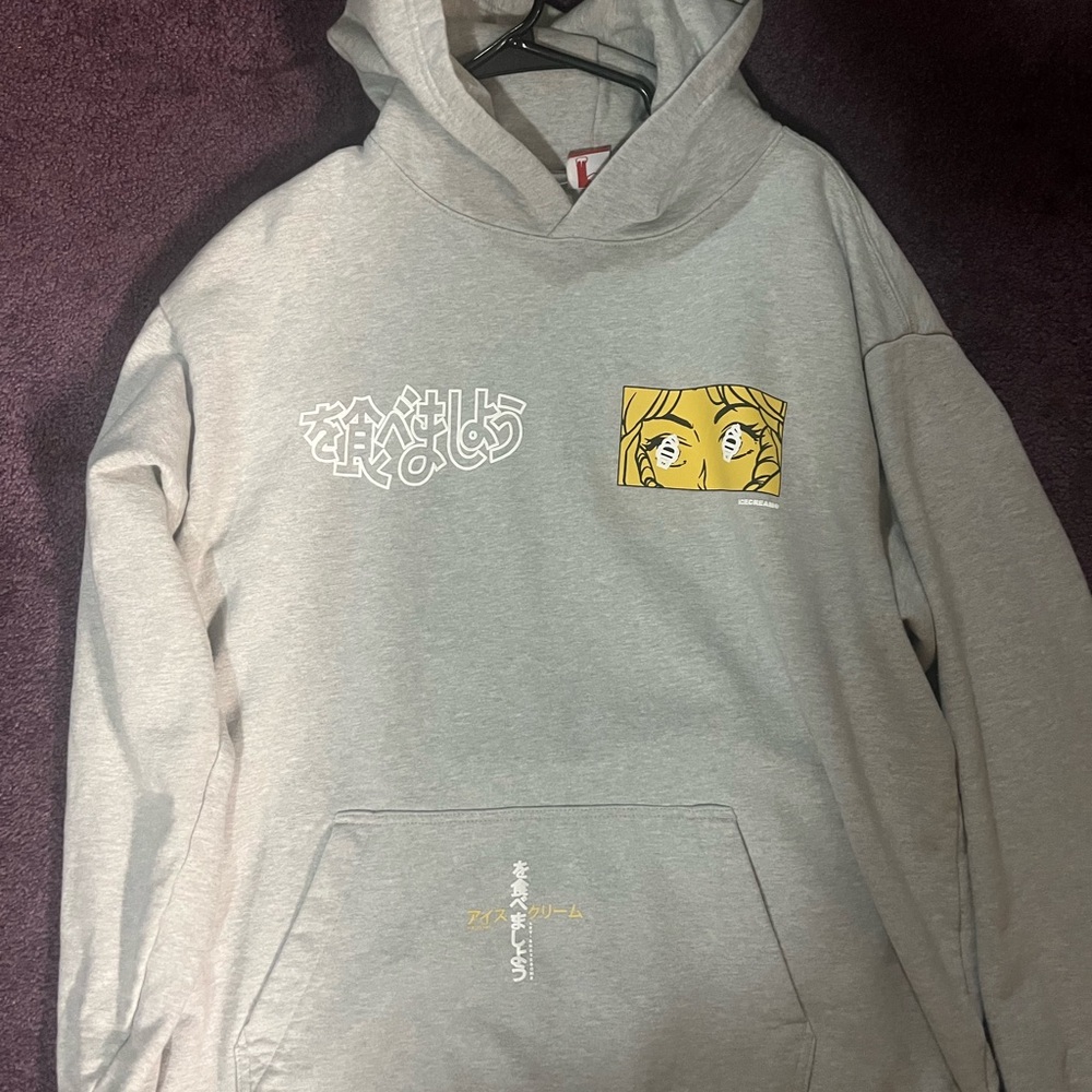 Gray Graphic Hoodie